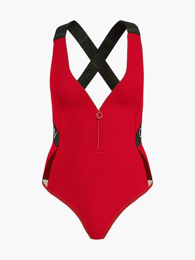 Calvin Klein Ruhák HU645334 | Calvin Klein CK Curve Plus Size Női Öltöny Piros